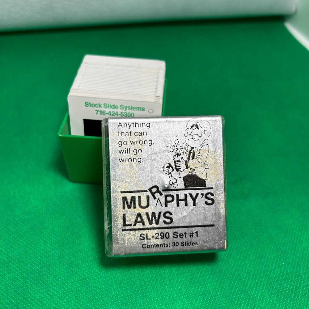 Murphy's Law Slides. Preowned. 30 Slides. (1004)